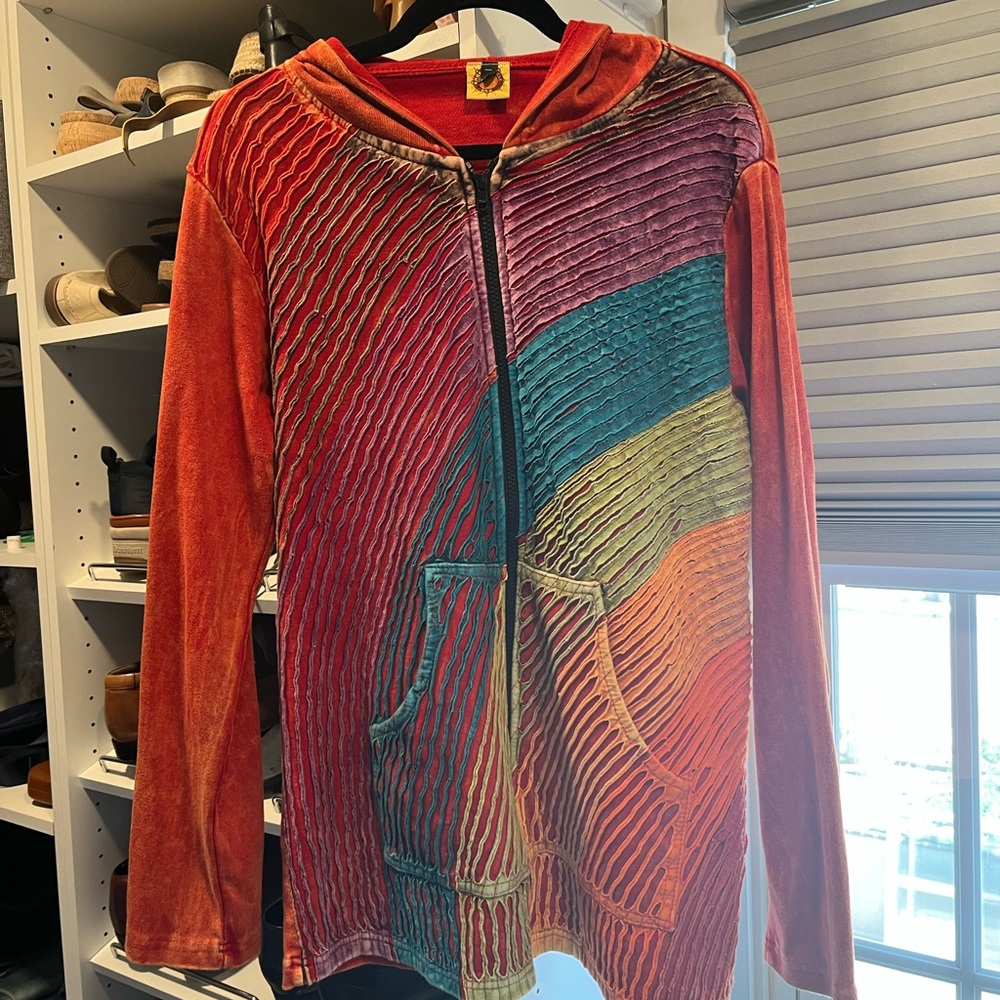 Rainbow & Orange Hoodie